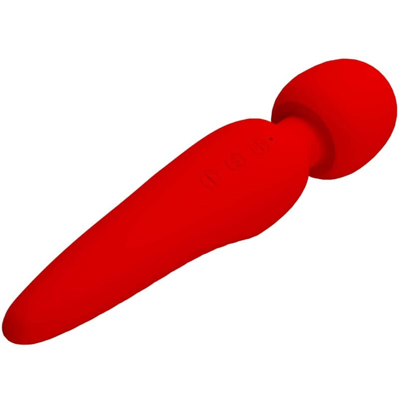 PRETTY LOVE - MAREDITH MASSAGER 12 MODOS DE VIBRAO VERMELHO - Sexshoptuga 