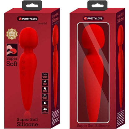 PRETTY LOVE - MAREDITH MASSAGER 12 MODOS DE VIBRAO VERMELHO - Sexshoptuga 