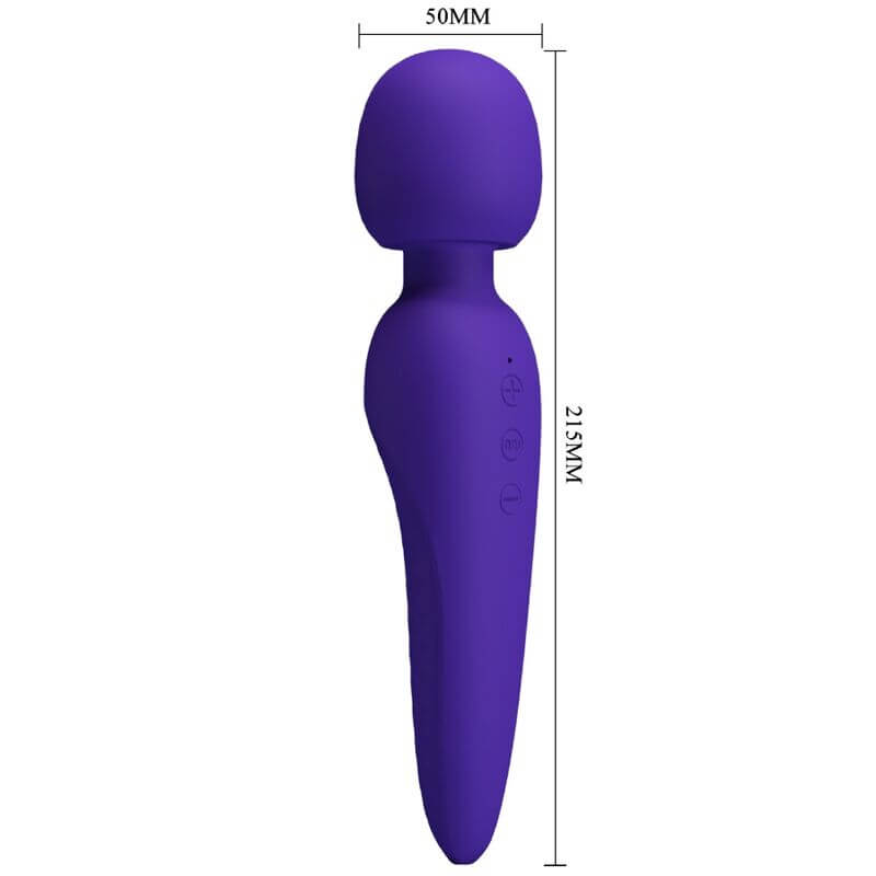 PRETTY LOVE - MAREDITH MASSAGER 12 MODOS DE VIBRAO ROXO - Sexshoptuga  Sexshoptuga 