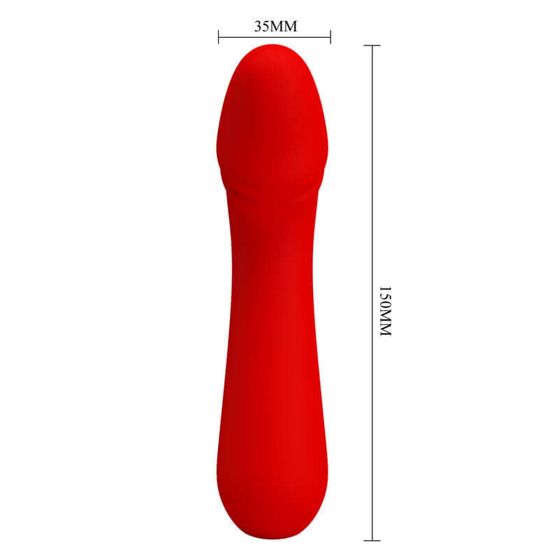 PRETTY LOVE - VIBRADOR RECARREGVEL CETUS VERMELHO - Sexshoptuga  Sexshoptuga 