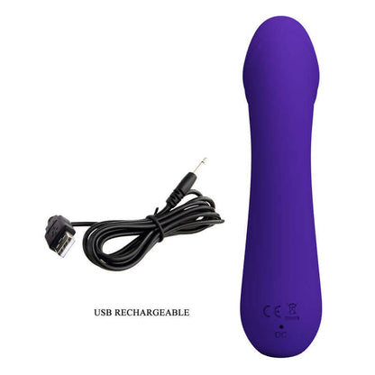 PRETTY LOVE - VIBRADOR RECARREGVEL CETUS ROXO - Sexshoptuga 