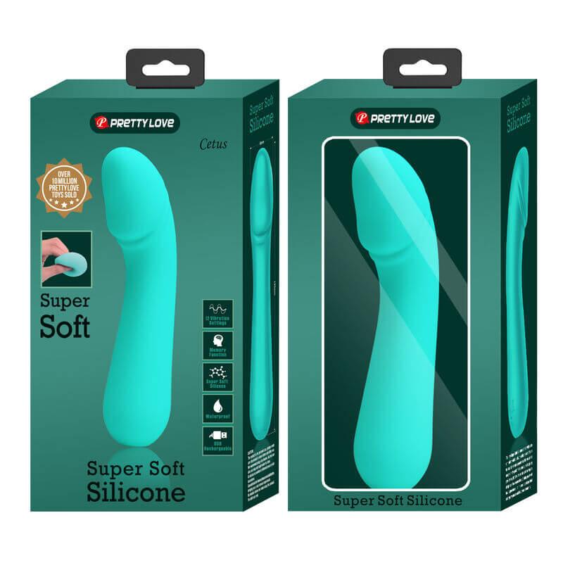 PRETTY LOVE - VIBRADOR RECARREGVEL CETUS AQUA VERDE - Sexshoptuga 