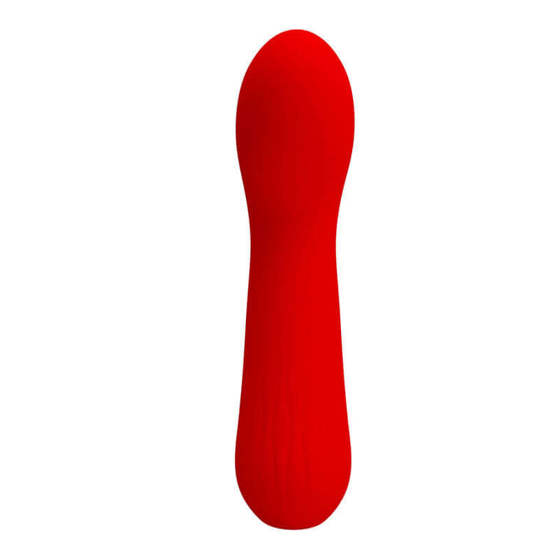 PRETTY LOVE - VIBRADOR RECARREGVEL FAUN VERMELHO - Sexshoptuga 