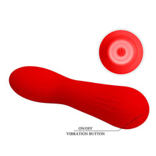 PRETTY LOVE - VIBRADOR RECARREGVEL FAUN VERMELHO - Sexshoptuga  Sexshoptuga 