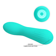 PRETTY LOVE - VIBRADOR RECARREGVEL FAUN AQUA VERDE - Sexshoptuga  Sexshoptuga 