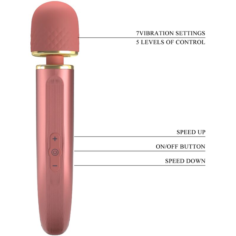 PRETTY LOVE - MASSAGER 7 MODOS DE VIBRAO ROSA - Sexshoptuga  Sexshoptuga 