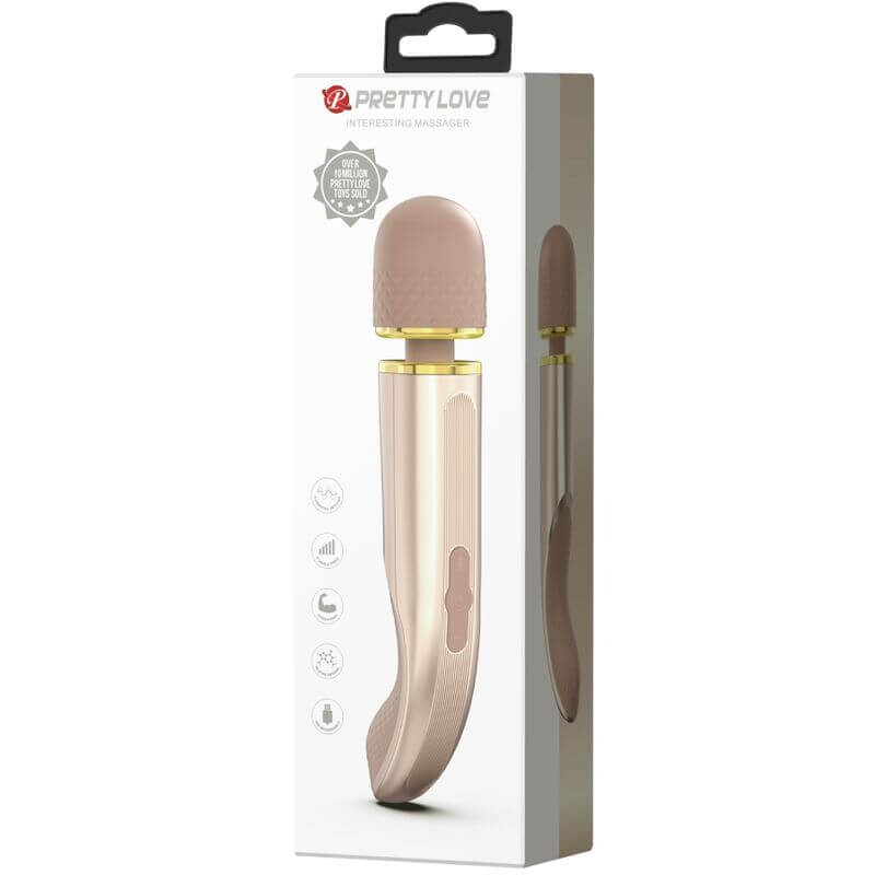 PRETTY LOVE - MASSAGER 7 MODOS DE VIBRAO CHAMPAGNE - Sexshoptuga 