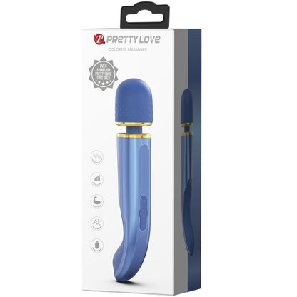 PRETTY LOVE - MASSAGER 7 MODOS DE VIBRAO AZUL - Sexshoptuga 