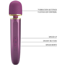 PRETTY LOVE - MASSAGER 7 MODOS DE VIBRAO ROXO - Sexshoptuga  Sexshoptuga 