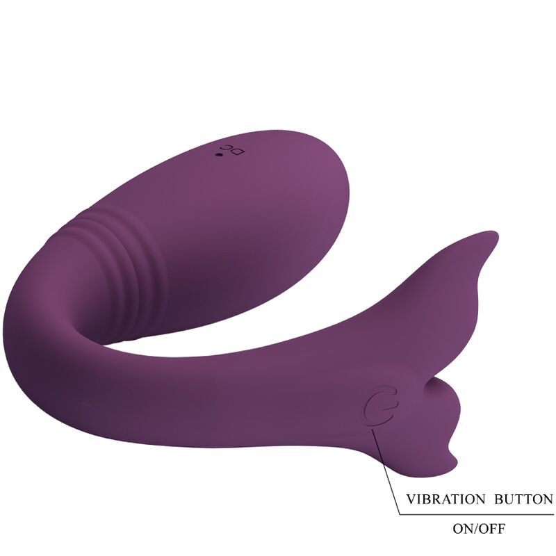 PRETTY LOVE - JAYLEEN VIBRADOR APP CONTROLE REMOTO ROXO - Sexshoptuga  Sexshoptuga 