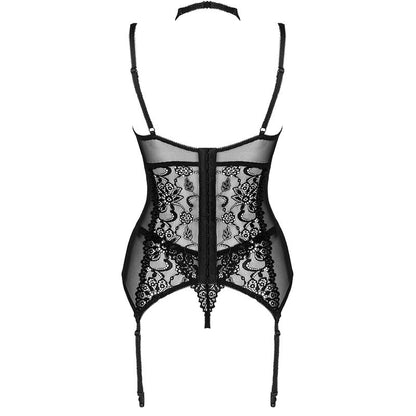 LIVCO CORSETTI FASHION - COLEO GIELLANDRA FOR THE SENSES CORSET + CALCINHA PRETA - Sexshoptuga 