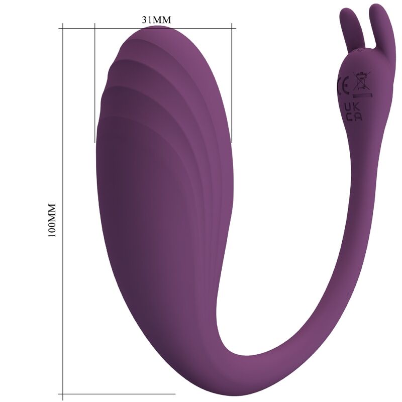 PRETTY LOVE - CATALINA VIBRADOR APP CONTROLE REMOTO ROXO - Sexshoptuga 