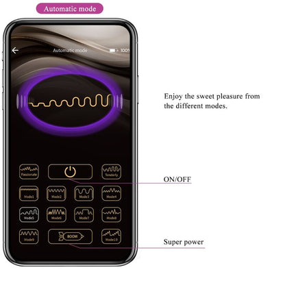 PRETTY LOVE - CATALINA VIBRADOR APP CONTROLE REMOTO ROXO - Sexshoptuga 