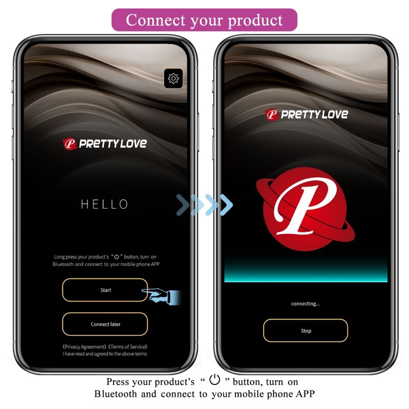 PRETTY LOVE - CATALINA VIBRADOR APP CONTROLE REMOTO ROXO - Sexshoptuga  Sexshoptuga 