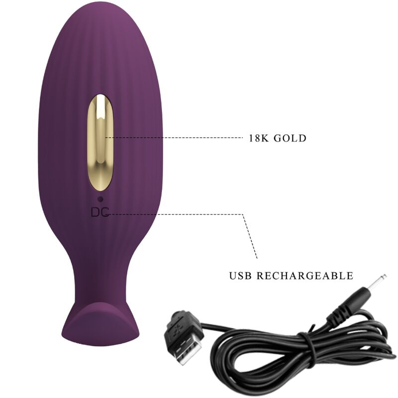 PRETTY LOVE - PLUG ANAL CONTROLADO POR APLICATIVO JEFFERSON ROXO - Sexshoptuga  Sexshoptuga 