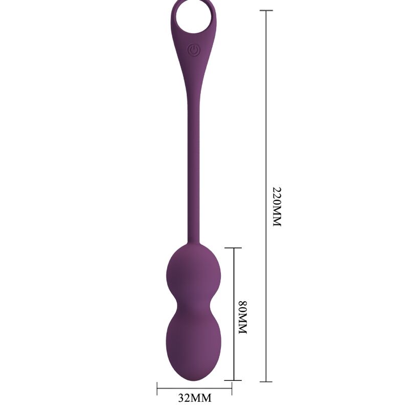 PRETTY LOVE - ELVIRA KEGEL BALLS APP CONTROLE REMOTO ROXO - Sexshoptuga  Sexshoptuga 