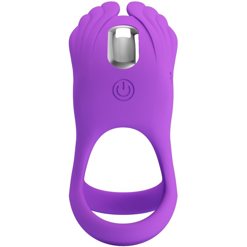 PRETTY LOVE - SILAS ANEL PARA PÊNIS VIBRANTE 7 VIBRAÕES SILICONE ROXO - Sexshoptuga  Sexshoptuga 