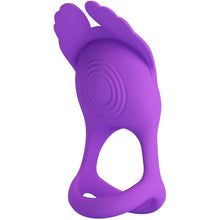 PRETTY LOVE - SILAS ANEL PARA PÊNIS VIBRANTE 7 VIBRAÕES SILICONE ROXO - Sexshoptuga 