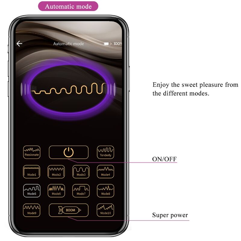 PRETTY LOVE - BILLY CONTROLE REMOTO VIBRATION ROXO APLICATIVO GRÁTIS - Sexshoptuga  Sexshoptuga 