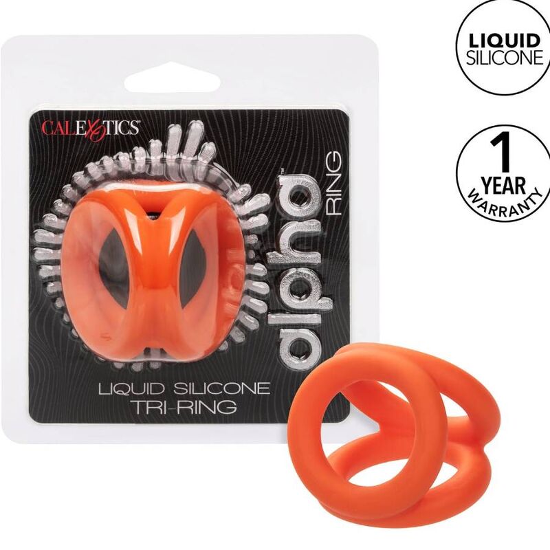 CALEXOTICS - ALPHA LARANJA TRI-RING Sexshoptuga 