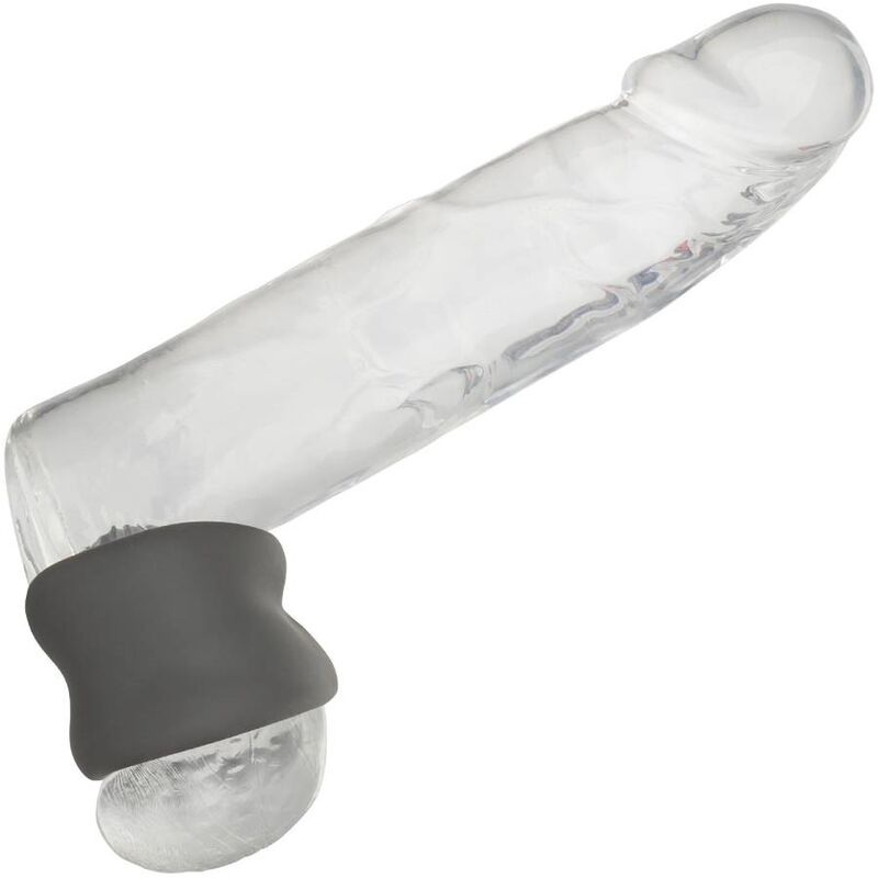 CALEXOTICS - ALPHA ANEL DE ALONGAMENTO SCROTUM PRETO - Sexshoptuga 