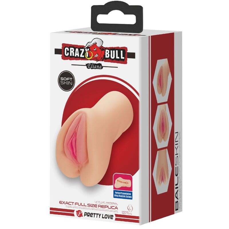 CRAZY BULL - ELIANA MASTUBADOR EM FORMA DE VAGINA - Sexshoptuga  Sexshoptuga 