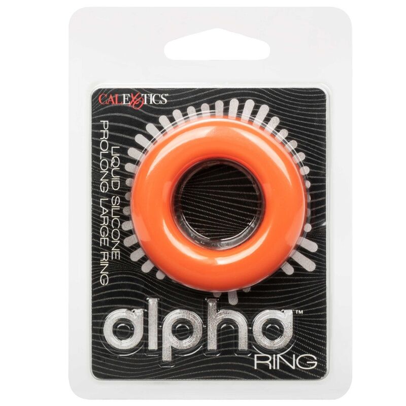 CALEXOTICS - ALPHA PROLONG GRANDE ANEL LARANJA - Sexshoptuga 