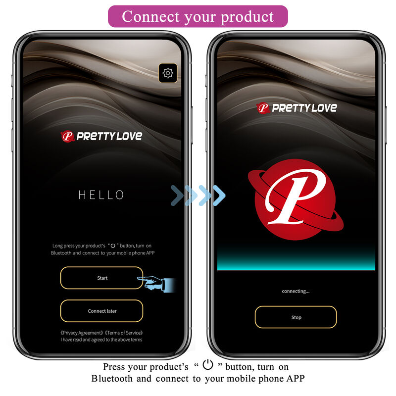 PRETTY LOVE - HECTOR VIBRADOR ELECTROSHOCK POR APP CONTROL ROXO - Sexshoptuga  Sexshoptuga 