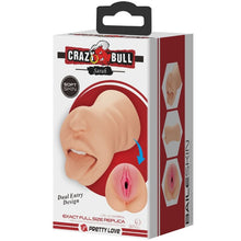 CRAZY BULL - SARAH MASTUBADOR EM FORMA DE VAGINA DUPLA ENTRADA - Sexshoptuga  Sexshoptuga 