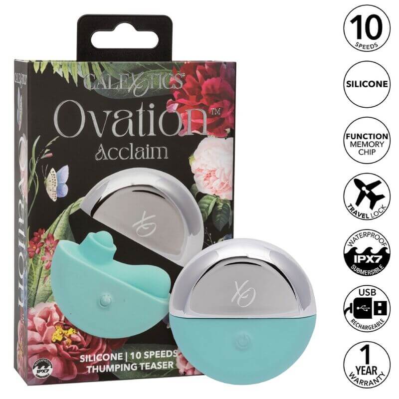 CALEXOTICS - OVATION ESTIMULADOR ACCLAIM AQUA GREEN - Sexshoptuga 