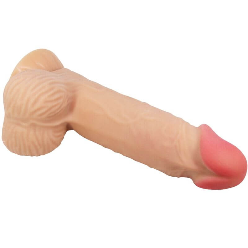 PRETTY LOVE - SÉRIE SLIDING SKIN DILDO REALÍSTICO COM VENTOSA DESLIZANTE PELE 20,6 CM - Sexshoptuga 