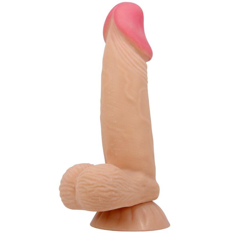 PRETTY LOVE - SÉRIE SLIDING SKIN DILDO REALÍSTICO COM VENTOSA DESLIZANTE PELE 19,4 CM - Sexshoptuga 