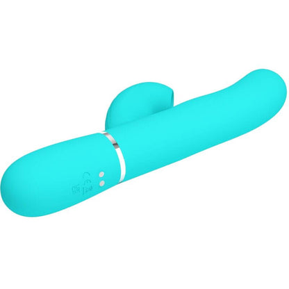 PRETTY LOVE - PERLITA MULTIFUNO 3 EM 1 VIBRADOR G-SPOT AQUA VERDE