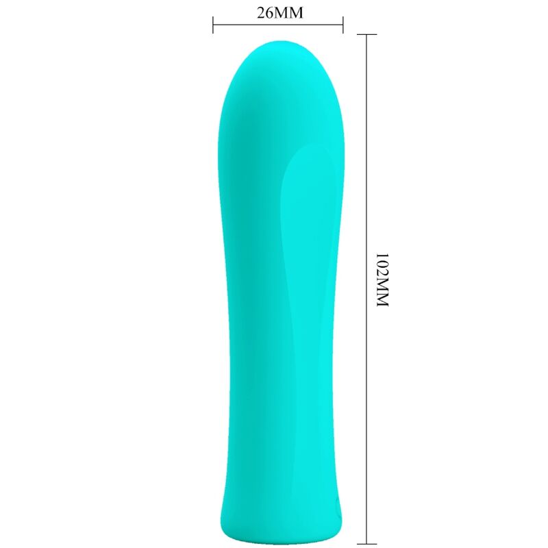 PRETTY LOVE - ALFREDA SUPER POWER VIBRADOR AQUA VERDE - Sexshoptuga 