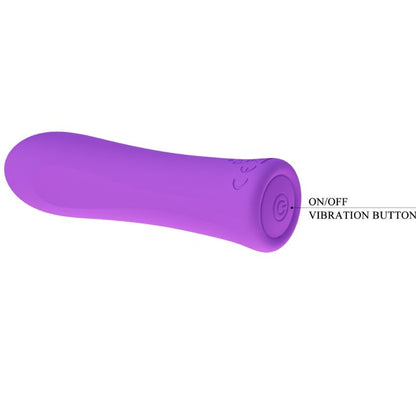 PRETTY LOVE - ALFREDA VIBRADOR SUPER POWER AQUA ROXO - Sexshoptuga 