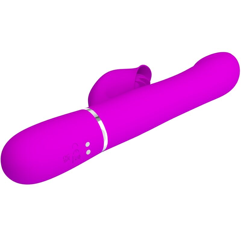 PRETTY LOVE - VIBRADOR COELHO PÉROLAS VIOLETA - Sexshoptuga 