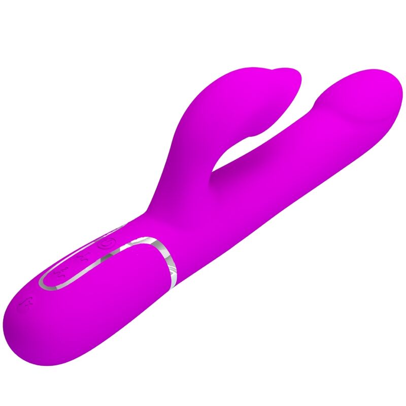 PRETTY LOVE - VIBRADOR COELHO PÉROLAS VIOLETA - Sexshoptuga 