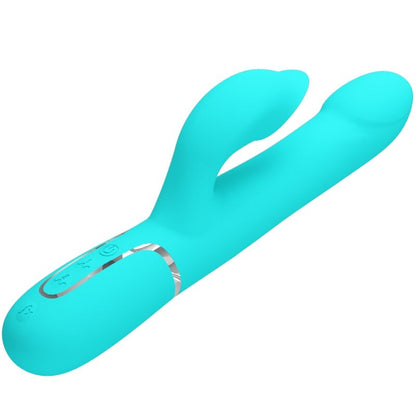 PRETTY LOVE - VIBRADOR COELHO PÉROLAS AQUA VERDE - Sexshoptuga 