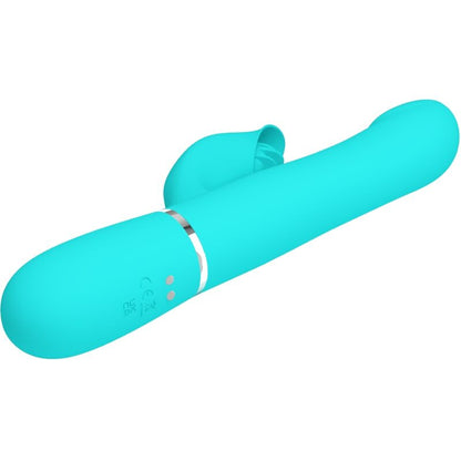 PRETTY LOVE - VIBRADOR COELHO PÉROLAS AQUA VERDE - Sexshoptuga 