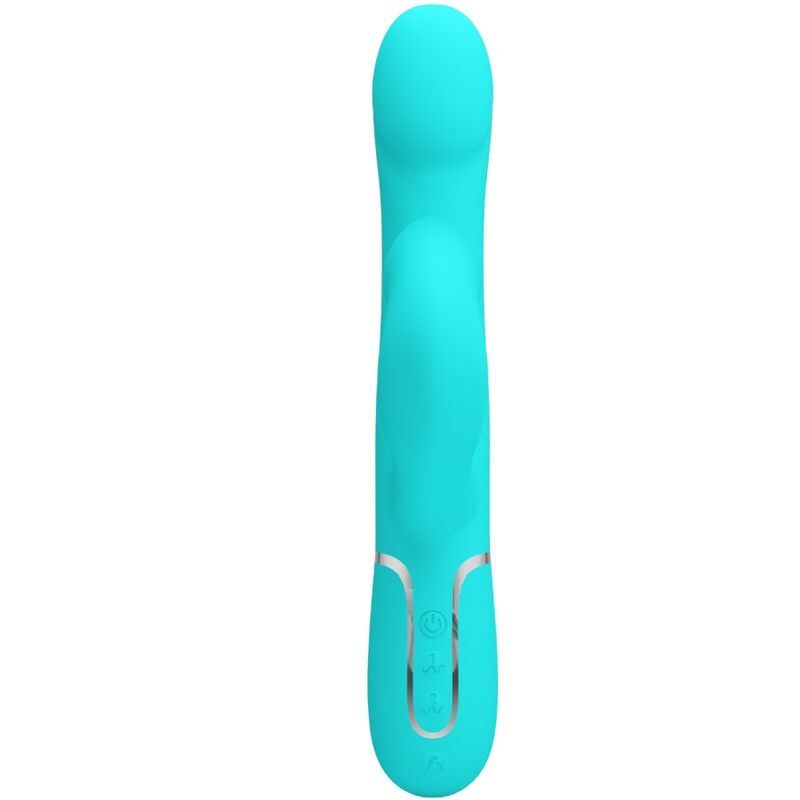 PRETTY LOVE - VIBRADOR COELHO PÉROLAS AQUA VERDE - Sexshoptuga 