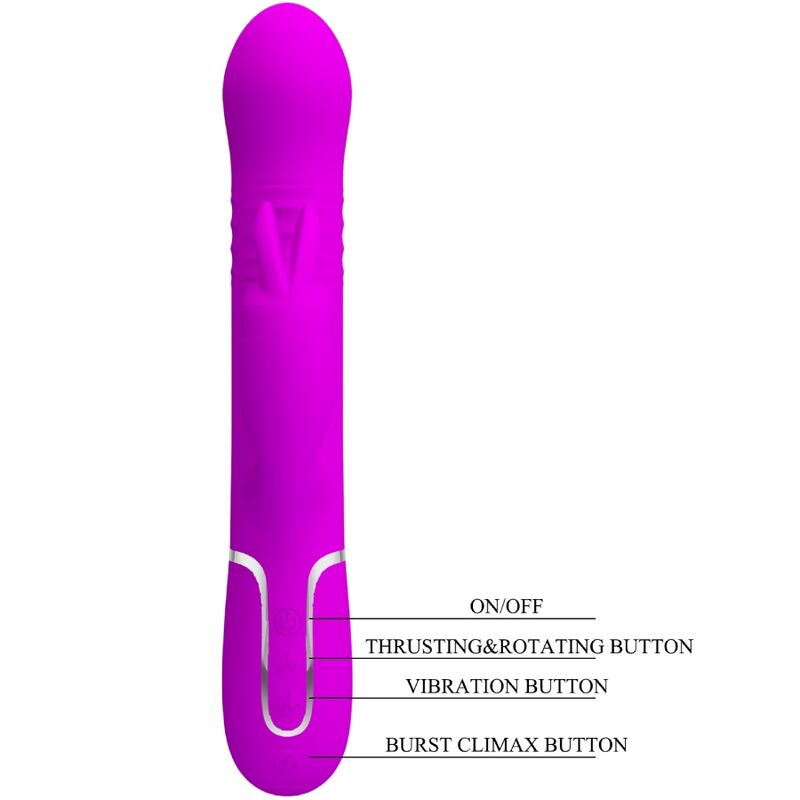 PRETTY LOVE - COALE COELHO VIBRADOR PÉROLAS VIOLETA - Sexshoptuga 