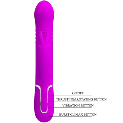 PRETTY LOVE - COALE COELHO VIBRADOR PÉROLAS VIOLETA - Sexshoptuga 