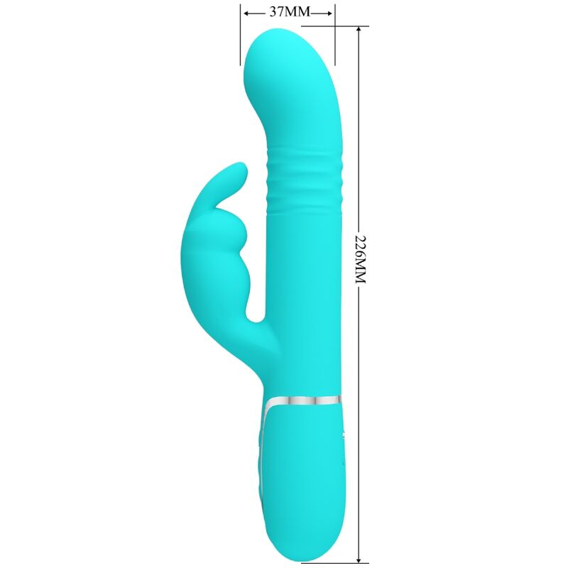 PRETTY LOVE - VIBRADOR COALE COALE PÉROLAS AQUA VERDE - Sexshoptuga 