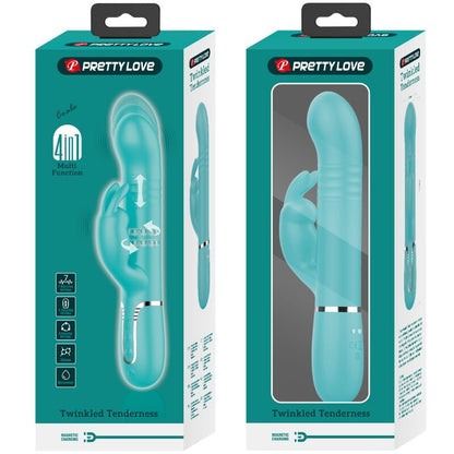 PRETTY LOVE - VIBRADOR COALE COALE PÉROLAS AQUA VERDE - Sexshoptuga 