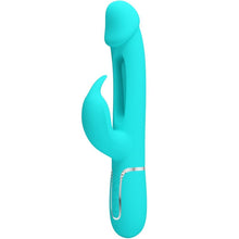 PRETTY LOVE - VIBRADOR COELHO DEJON 3 EM 1 MULTIFUNO AQUA VERDE - Sexshoptuga  Sexshoptuga 