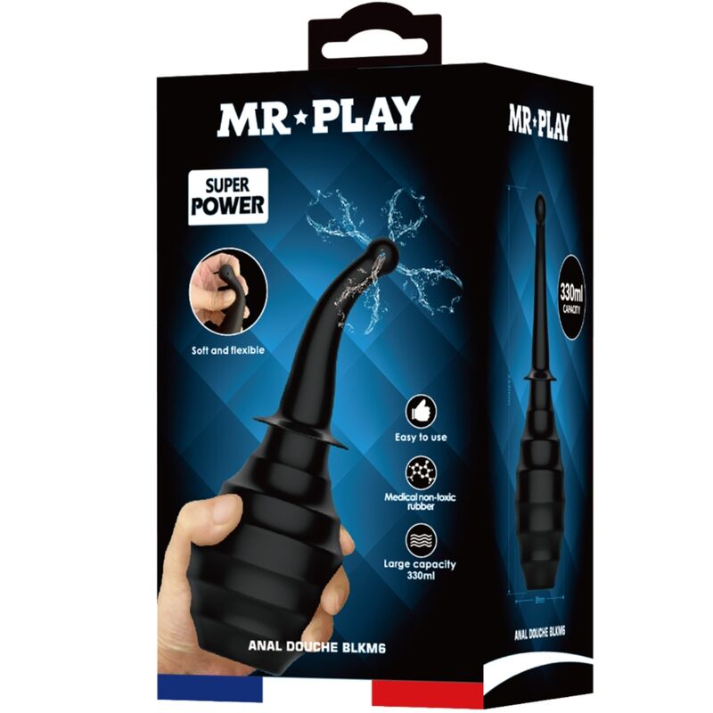 MR PLAY - DUCHA ANAL BLKM6 SUPER POWER PRETA - Sexshoptuga  Sexshoptuga 