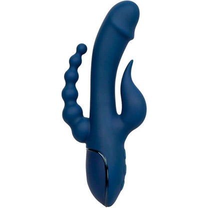 CALEXOTICS - VIBRADOR TRIPLO ORGASM AZUL