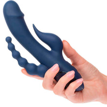 CALEXOTICS - VIBRADOR TRIPLO ORGASM AZUL Sexshoptuga 