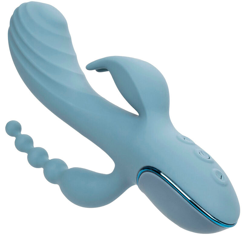 CALEXOTICS - TRIPLE ECSTASY VIBRATOR GREY Sexshoptuga 