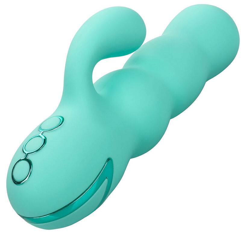 CALEXOTICS - VIBRATOR DEL MAR DIVA RABBIR AQUA GREEN BY CALIFORNIA DREAMING Sexshoptuga 